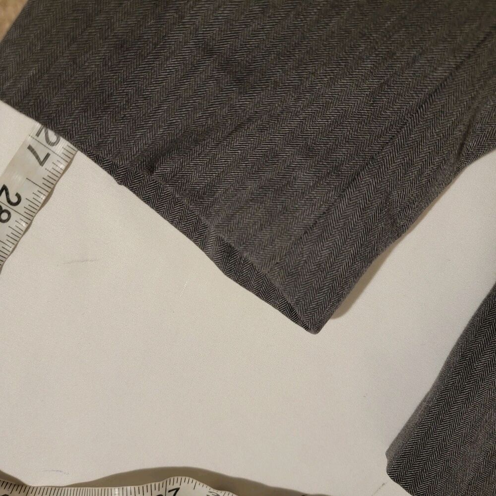 Brooks Brothers Regent Mens Blazer Herringbone Size 41L Wool Gray Luxury - Picture 4 of 11
